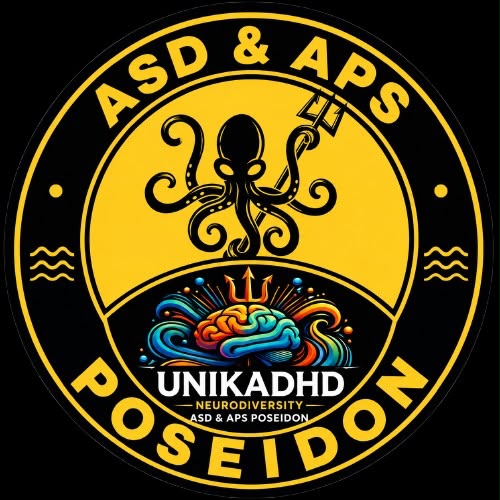 Logo ASD & APS Poseidon e UniKADHD